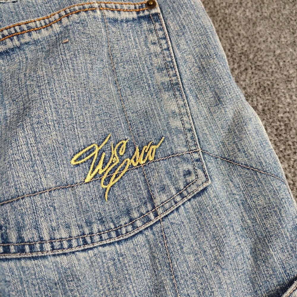 Vintage Y2K Willie Esco DUNS Shorts Mens W40 Baggy Loose Fit Distressed Hip Hop - Picture 8 of 10